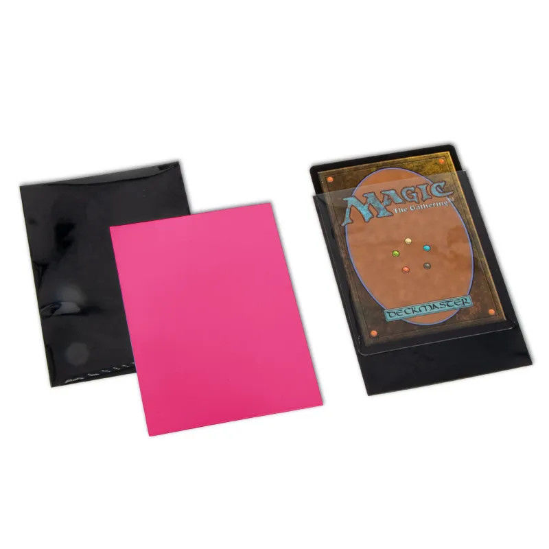 Grosir Ukuran Disesuaikan Kartu Berwarna Kotak Pelindung Plastik Bermain Game Sleeves