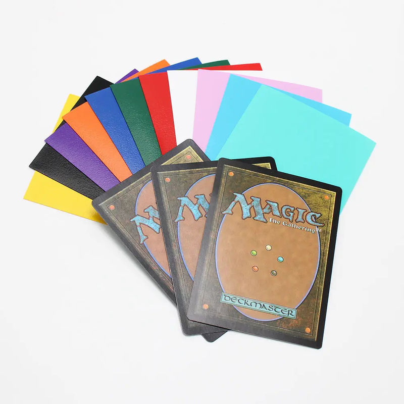 Kartu berwarna Matte Sleeve 16 Warna Konsisten Memotong Mtg TCG CCG Yugioh PP Material Kartu Foto
