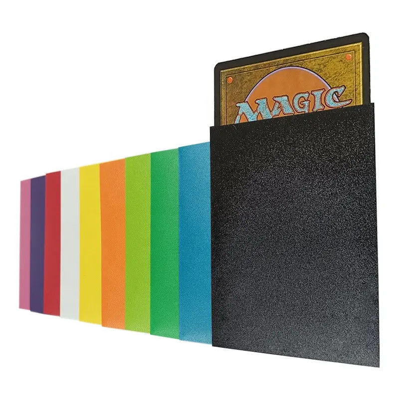 Paket 50 Baru Tekstur Konsisten Memotong Premium MTG Standar Ukuran 66x91 Matte Trading Card Sleeves