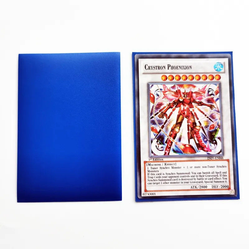 66x91 Mm Premium PP Yu-Gi-Oh Trading Multicolor Card Sleeves Clear Matte Game Yugioh Cards Plastik Sleeves