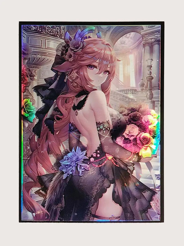 Custom Standard Size Printing 67 X 92 mm Holo Holographic MTG TCG Board Game Art Card Sleeves