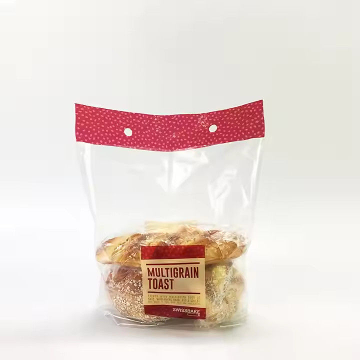 BOPP CPP Tas Roti Wicket Plastik Wicket Bakery Bag Untuk Makanan Dan Sayuran