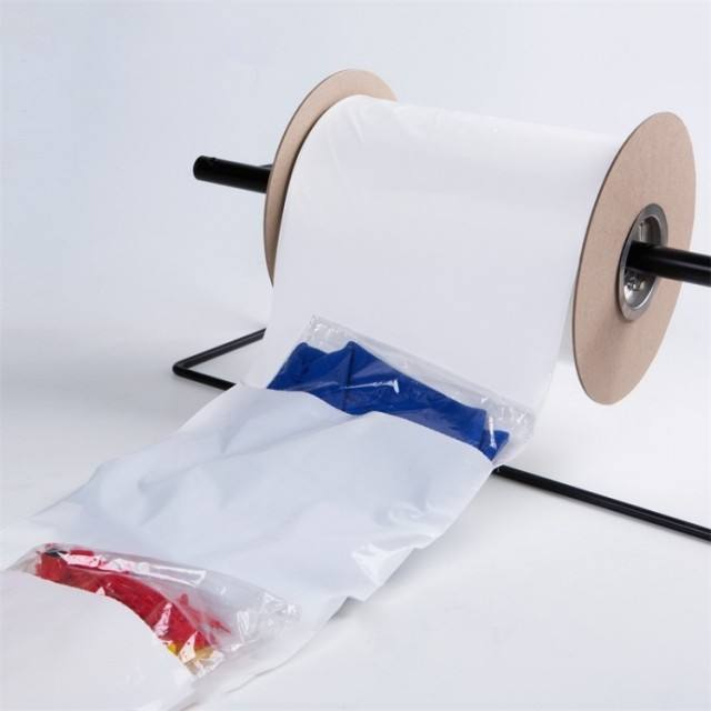 Custom Clear LDPE Auto Fill Poly Bags on Roll untuk Pengemasan