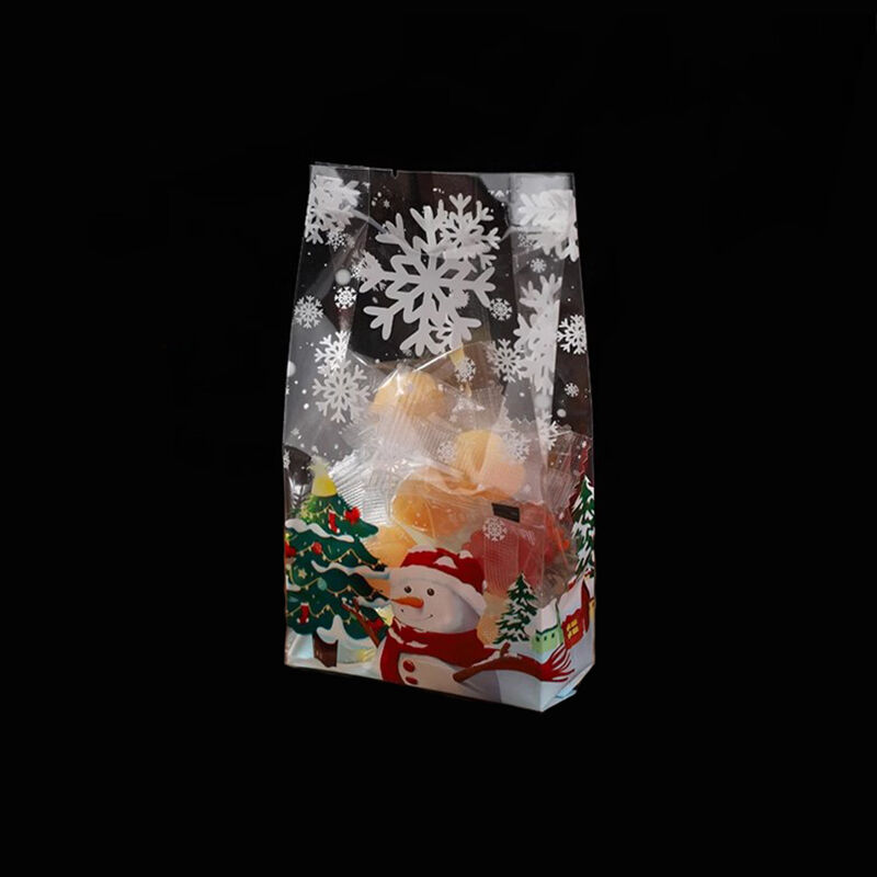 Tas Hadiah Natal Xmas Santa Cellophane Candy Treat Bags